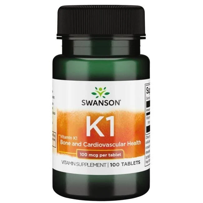 Vitamin K1 100 mcg 100 Tabletten Swanson