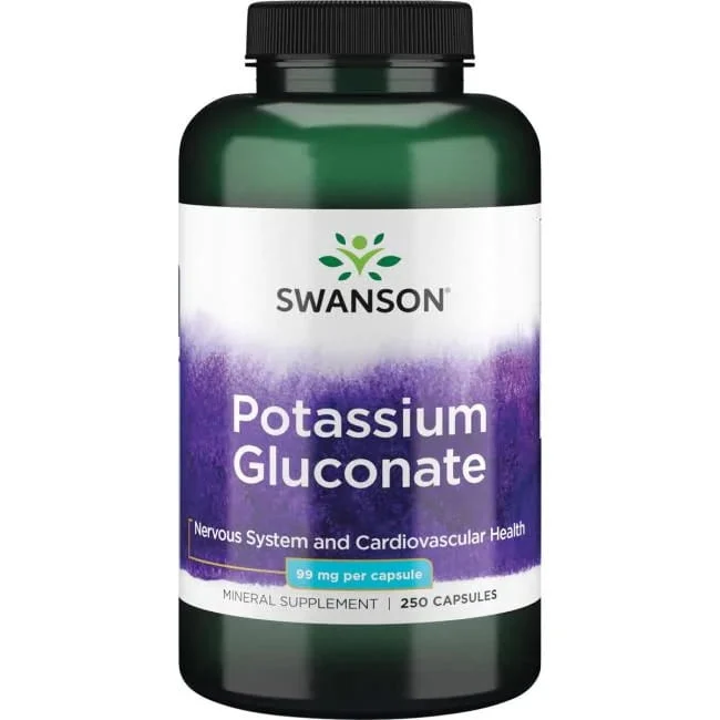 Kaliumgluconat 99 mg 250 Kapseln Swanson