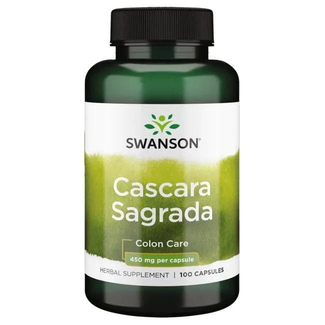 Cascara Sagrada 450 mg 100 Kapseln Swanson