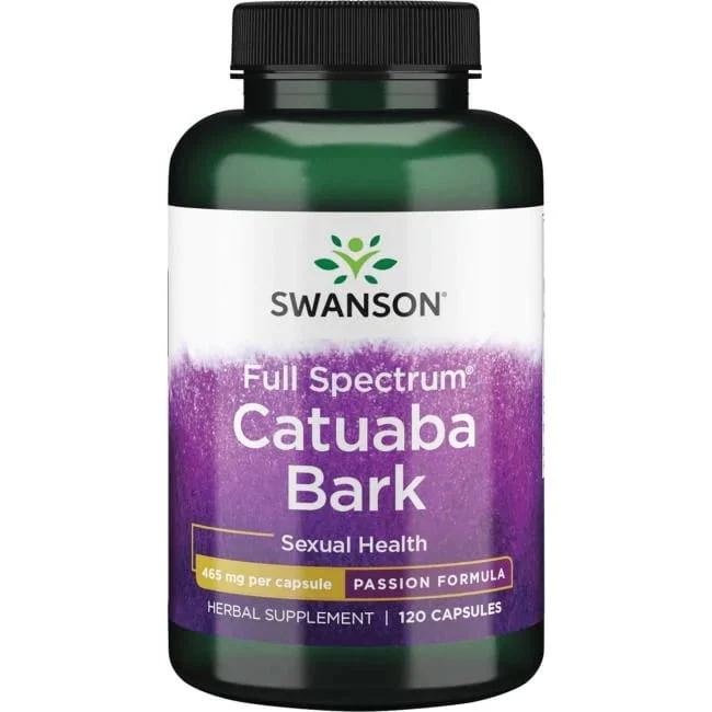 Vollspektrum Catuaba Rinde 465 mg 120 Kapseln Swanson