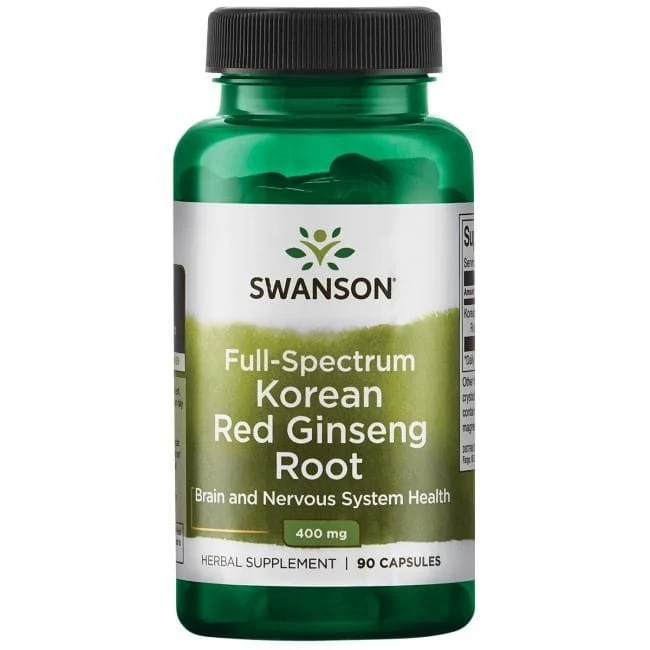 Koreanischer Roter Ginseng Wurzel 90 Kapseln Swanson