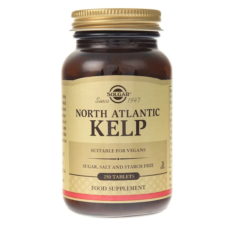 Kelp Jod 200 mcg 250 Tabletten Solgar