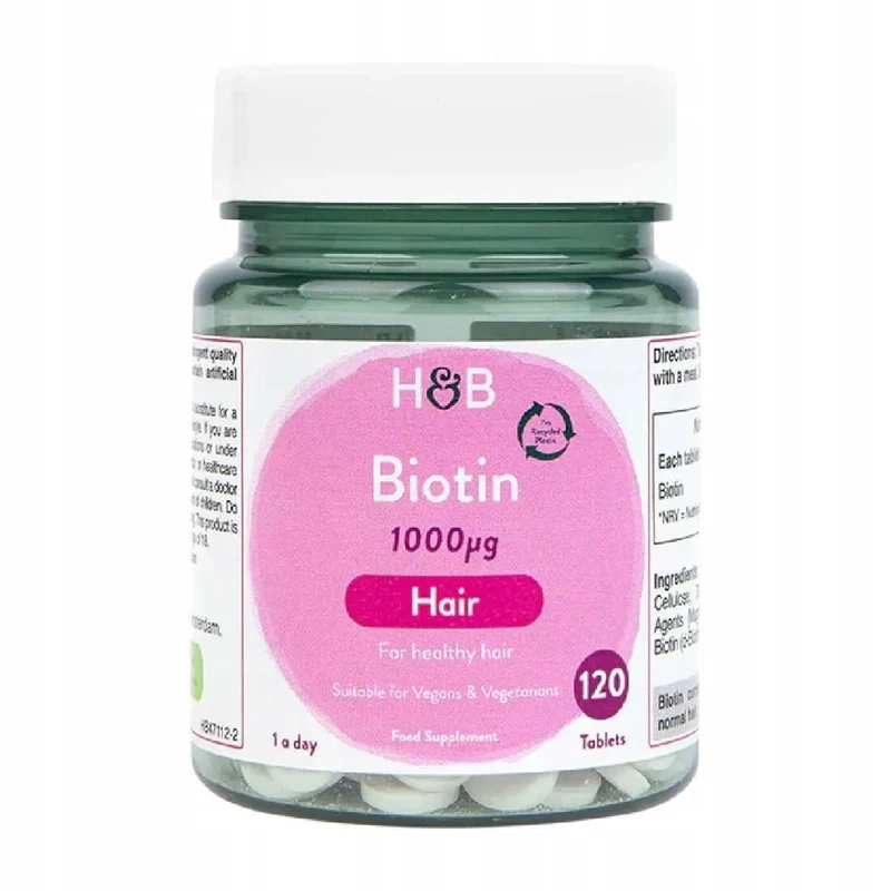Biotin - Biotin 1000 mcg 120 Tabletten Holland & Barrett