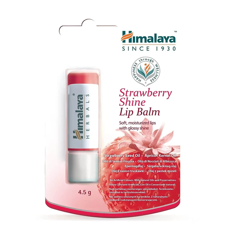 Lippenbalsam - Erdbeerglanz 4,5 g HIMALAYA