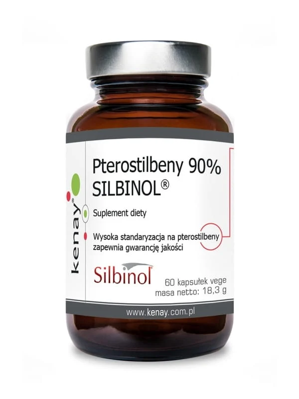 Pterostilbenes 90% Silbinol® 60 Kapseln KENAY