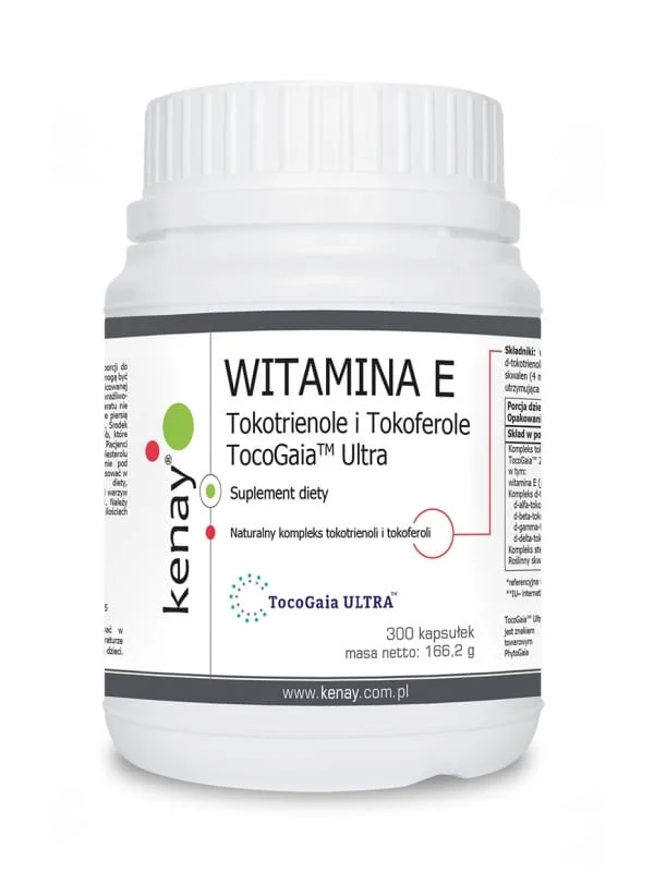 Vitamin E Tocotrienole und Tocopherole TocoGaia™ Ultra 300 Kapseln KENAY