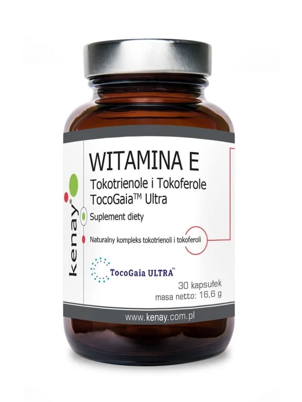 Vitamin E Tocotrienole und Tocopherole TocoGaia™ Ultra 30 Kapseln KENAY