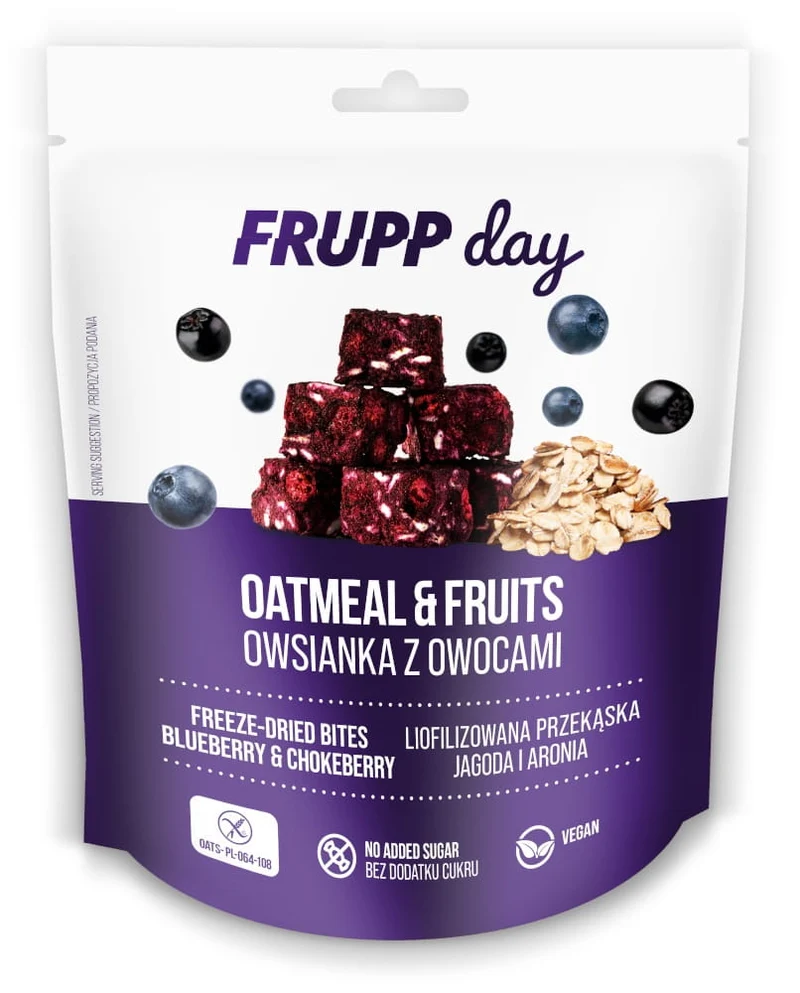 Glutenfreie Blaubeer-Aronia-Haferflocken-Kekse 25 g - CELIKO (FRÜCHTSTAG)