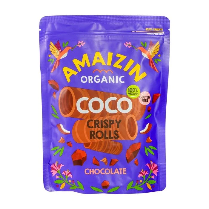 ROLLSY - GLUTENFREIE SCHOKOLADE ROLLS BIO 140 g - AMAIZIN