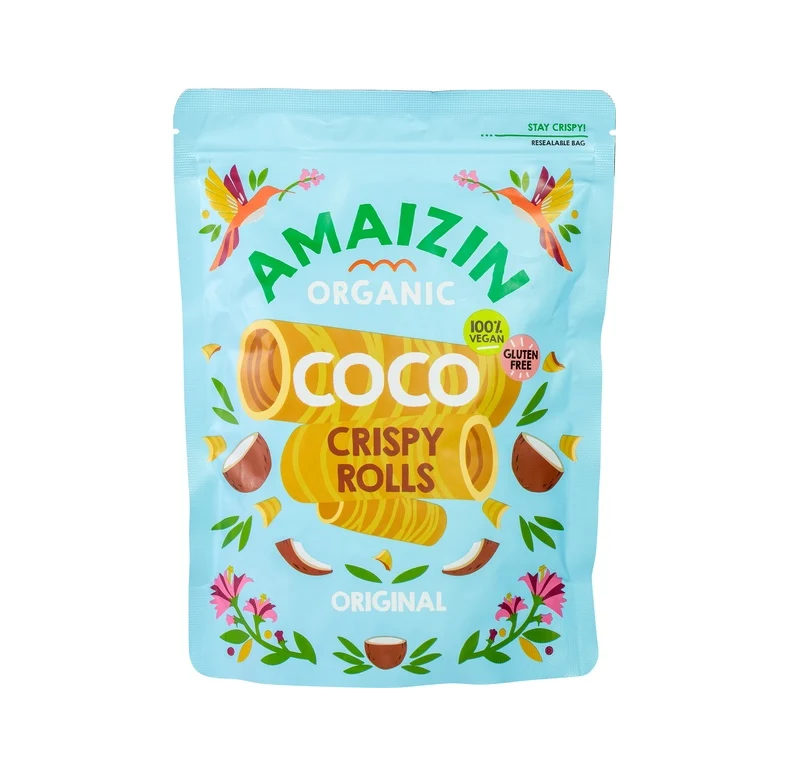 ROLLSY - GLUTENFREIE WEIHNACHTSKONUSROLLEN BIO 140 g - AMAIZIN