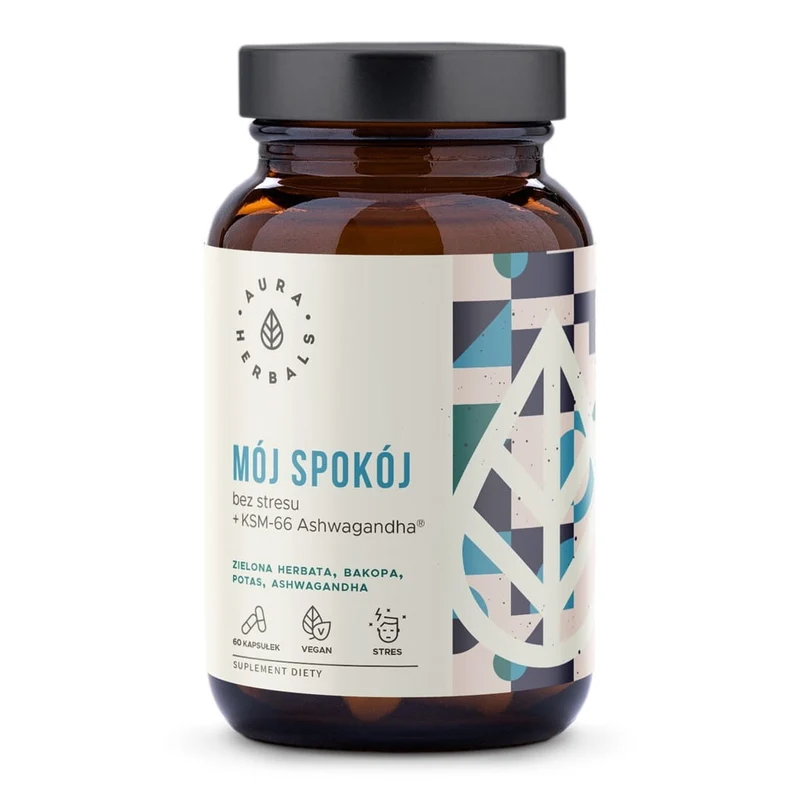 Mein Seelenfrieden ohne Stress mit Ashwagandha (60 Kapseln) Aura Herbals