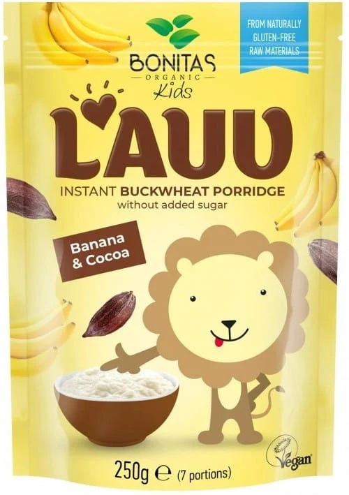 Buchweizenbrei mit Banane und Kakao BIO 250 g