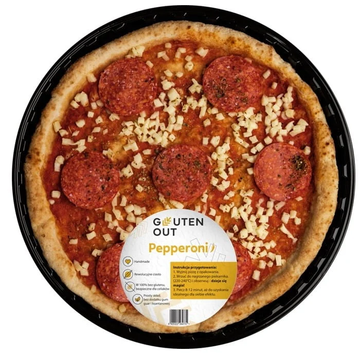 GLUTENFREIE MOZZARELLA & PEPPERONI-HÜHNCHEN-PIZZA 330 g - GLUTENFREI