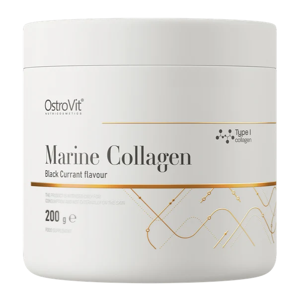 OSTROVIT Marine Collagen - Geschmacksrichtung Schwarze Johannisbeere (200 g)