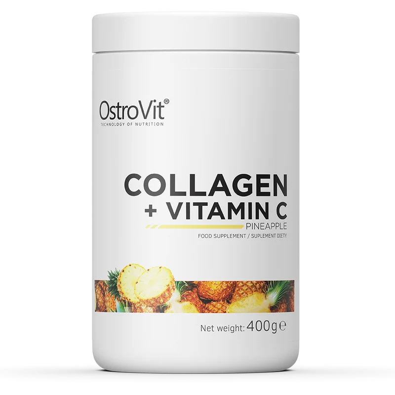 OSTROVIT Kollagen + Vitamin C - Ananas-Geschmack (400 g)
