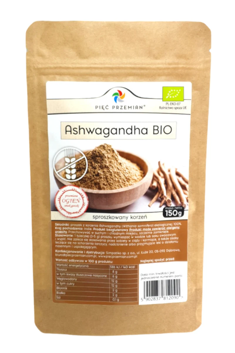 FIVE CHANGES glutenfreies Ashwagandha BIO 150g