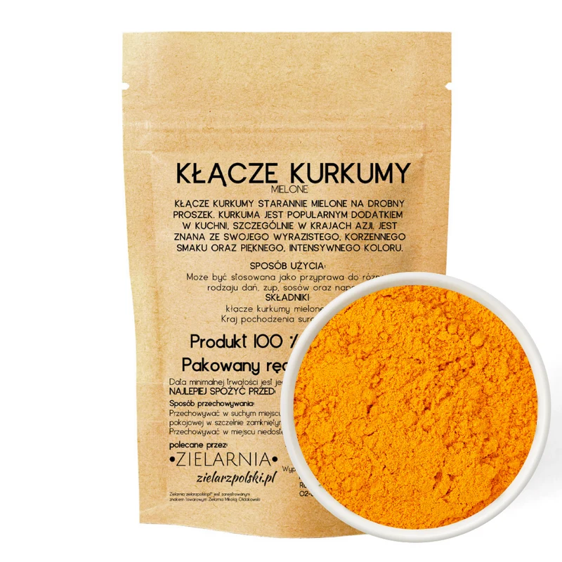 Kurkumawurzel gemahlen 50g ZIELARZPOLSKI