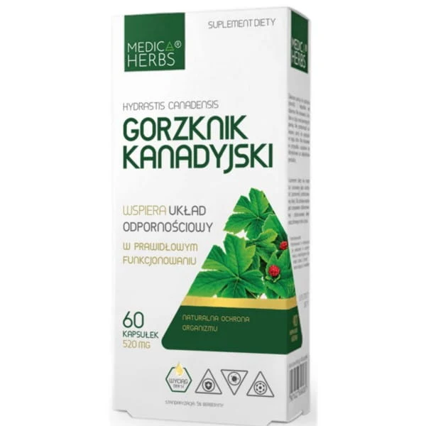 MEDICA HERBS Kanadische Bitterwurzel 520mg, 60 Kapseln.