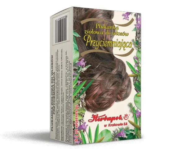 Herbapol Kräuterspülung zur Verdunkelung der Haare