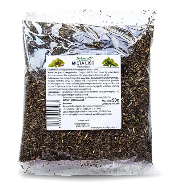 MINT LIŚĆ 50g HERBAPOL
