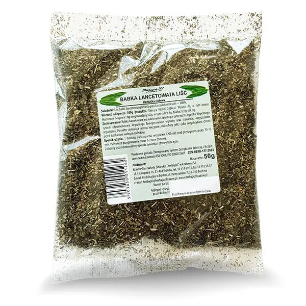 Fabka LANCETOWATA LIŚ 50g HERBAPOL