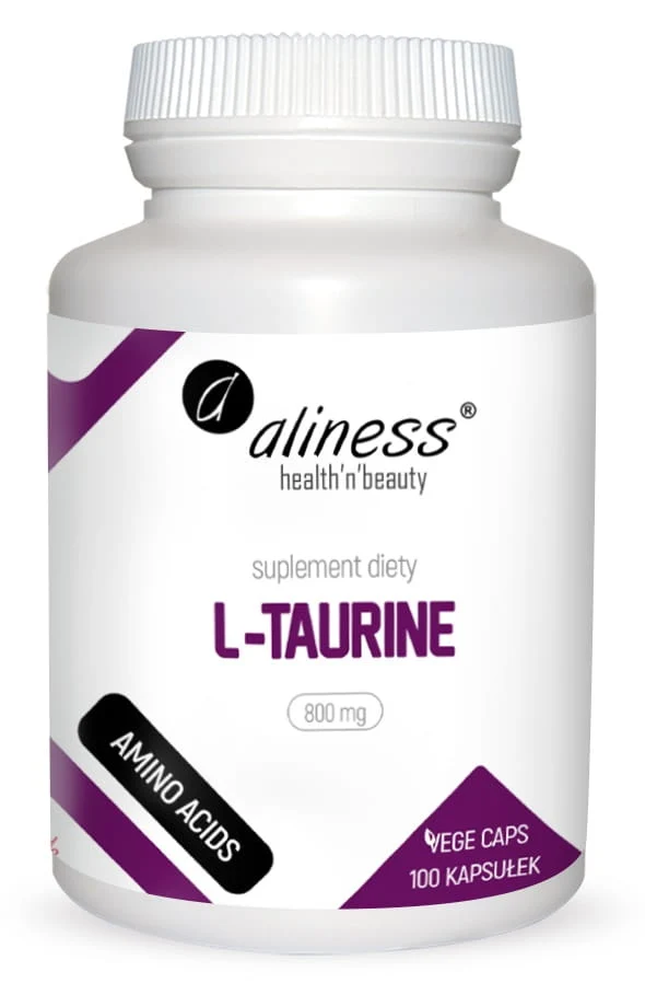 L-Taurin 800 mg x100 Vege-Kapseln Aliness
