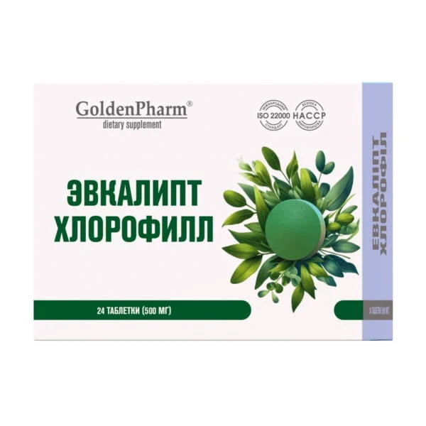 Eukalyptus + Chlorophyllid 24 Tabletten zu je 500 mg
