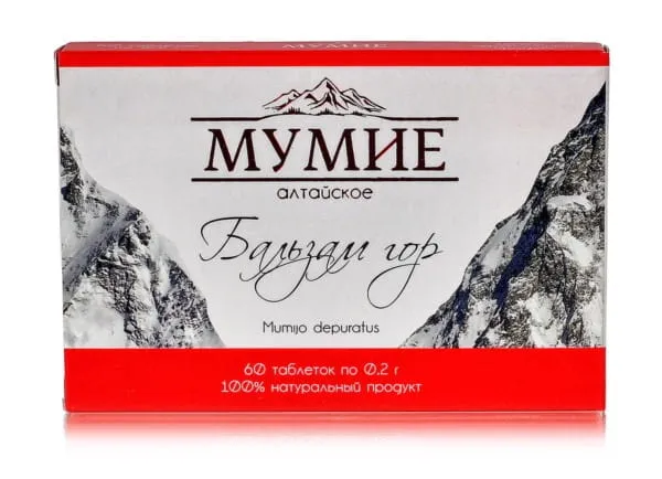 Altai-Mumie "Balsam der Berge" 60 K x 0,2 G