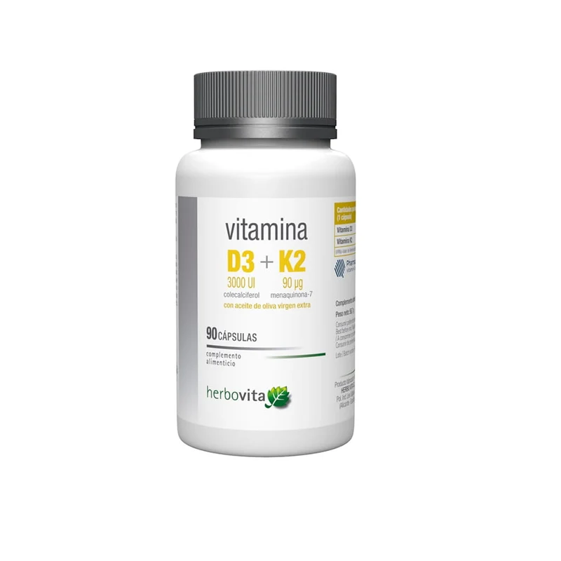 HERBOVITA Vitamin D3 + K2 (90 Kapseln)