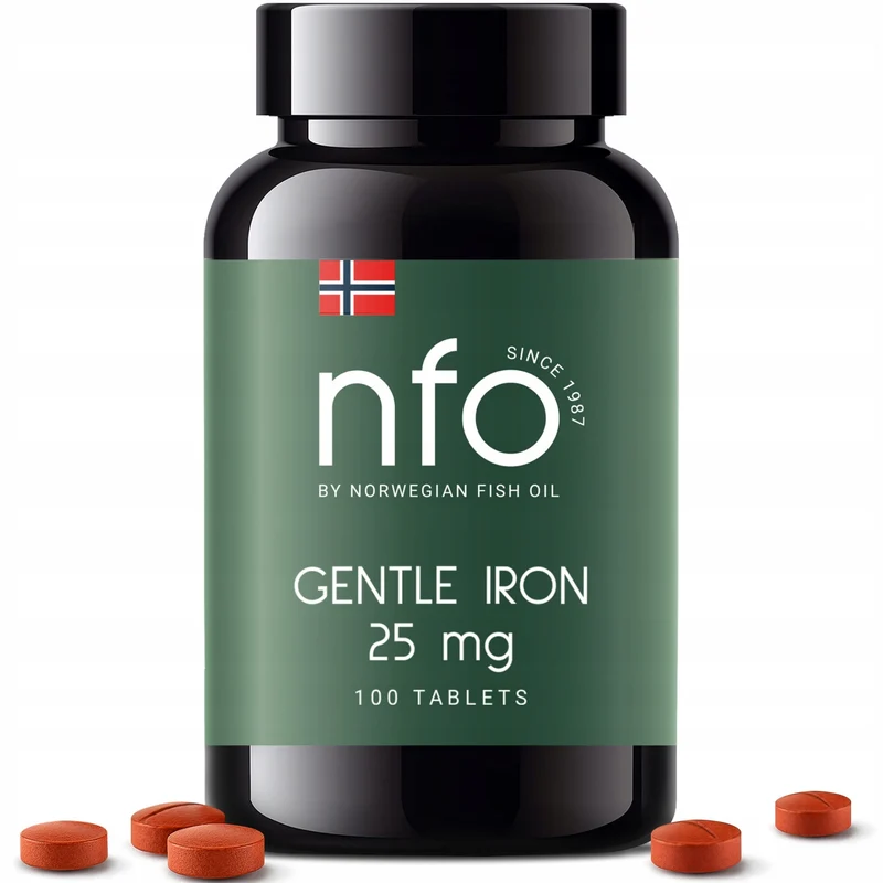 NFO Sanftes Eisen 25 mg 100 Tabletten