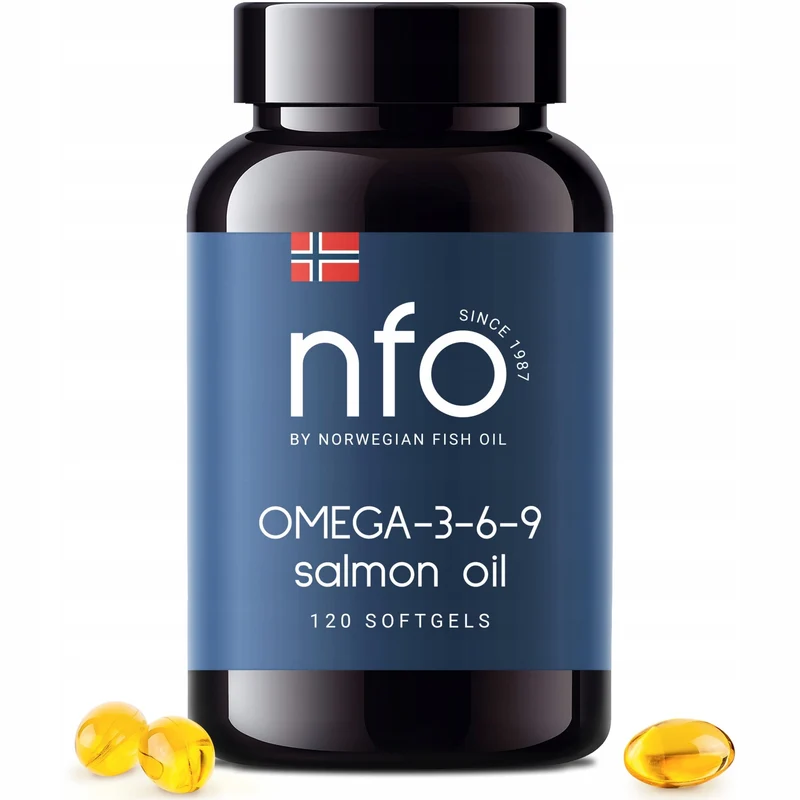 NFO Omega-3-6-9 Lachsöl (120 Kapseln)