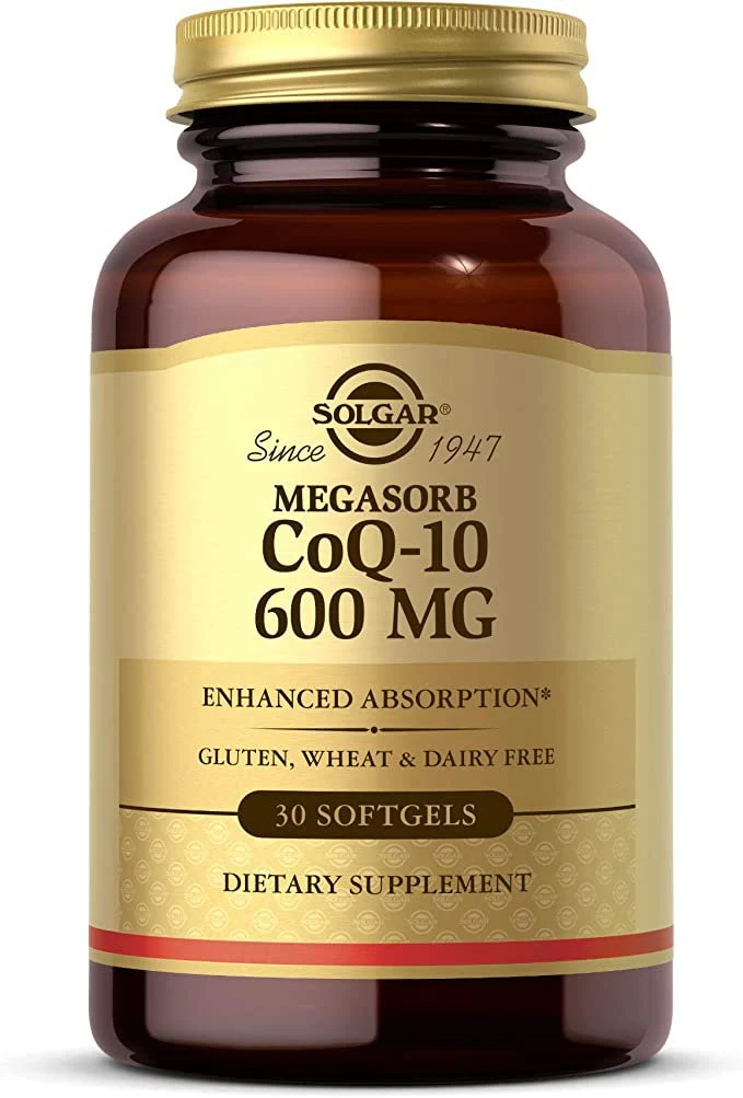 SOLGAR Megasorb CoQ-10 600 mg - Coenzym Q10 600 mg (30 Kapseln).