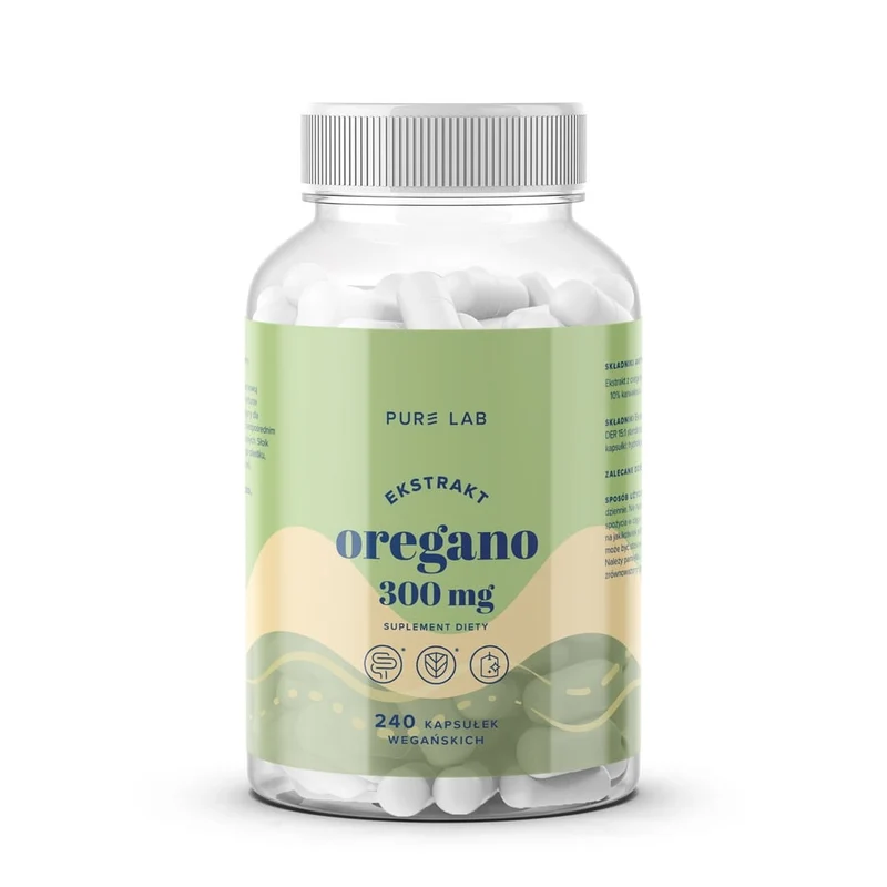 PURE LAB Oregano-Extrakt 300 mg (240 Kapseln)
