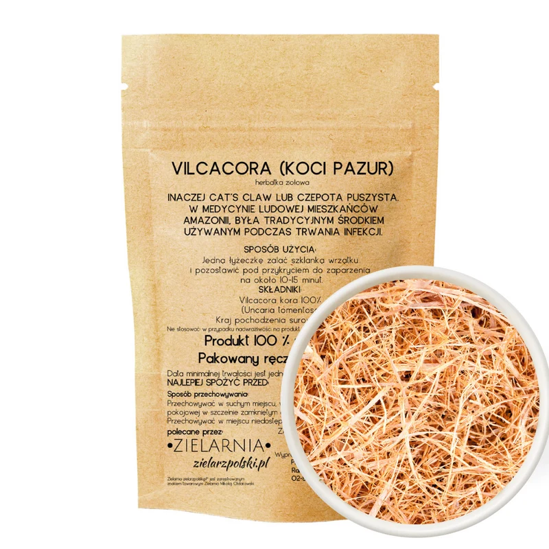 Vilcacora (Katzenkralle) geschnitten 50g ZIELARZPOLSKI.PL