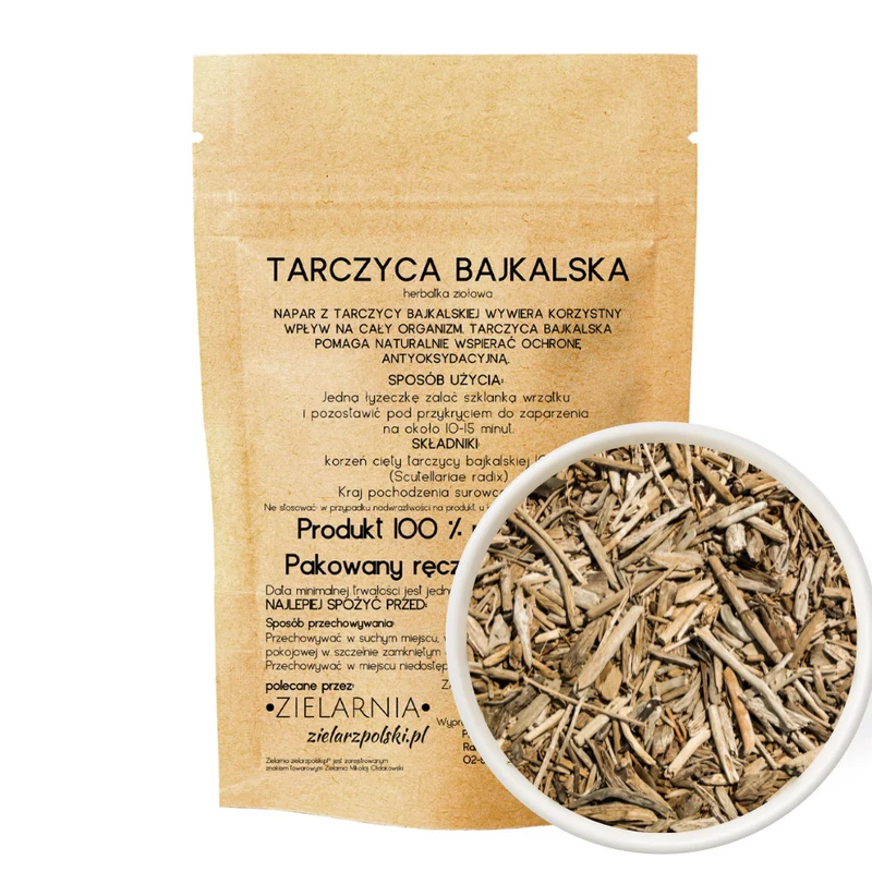 Scutellaria baicalensis Wurzel 50g ZIELARZPOLSKI.PL
