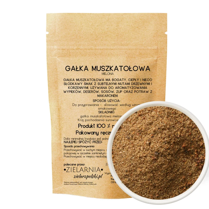 Muskatnuss gemahlen 50g ZIELARZPOLSKI.PL