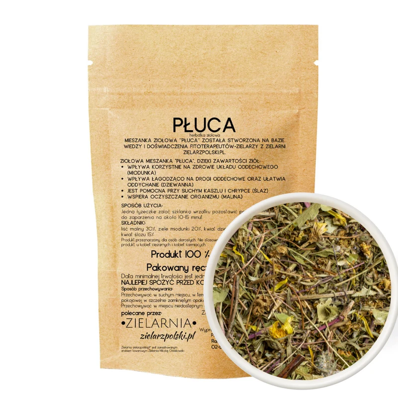 Lunge - Kräutertee 100g ZIELARZPOLSKI.PL