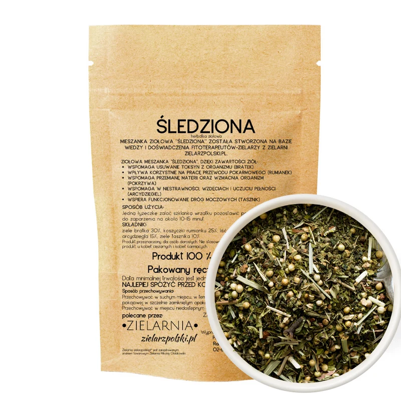 Spleen - Kräutertee 100g ZIELARZPOLSKI.PL