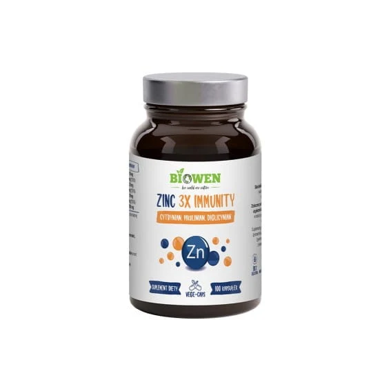 Biowen Zink 3 x Immunität 100 Kapseln