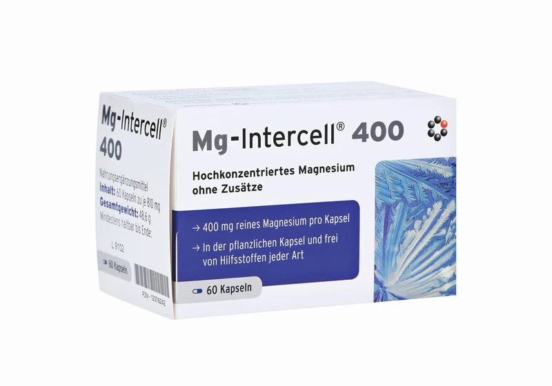 Magnesium Mg-Intercell® 400 (60 Kapseln) Intercell Pharma