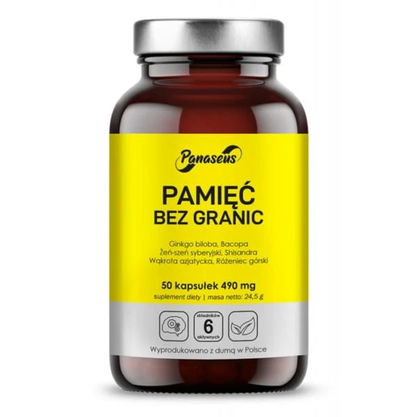 Panaseus Gedächtnis ohne Grenzen 490 mg 50 Kapseln