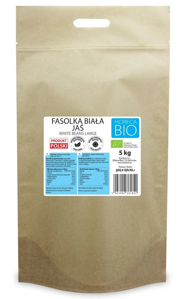 Weiße Bohnen BIO 5 kg - HORECA