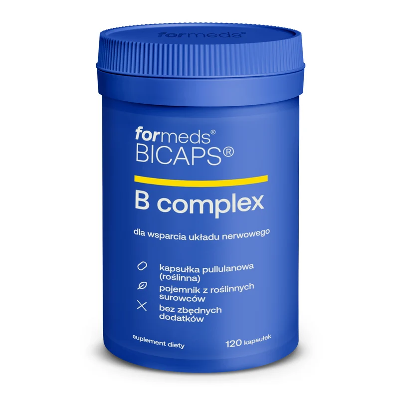 Vitamin B-Komplex 293 mg 60 Portionen 120 Kapseln Bicaps ForMeds