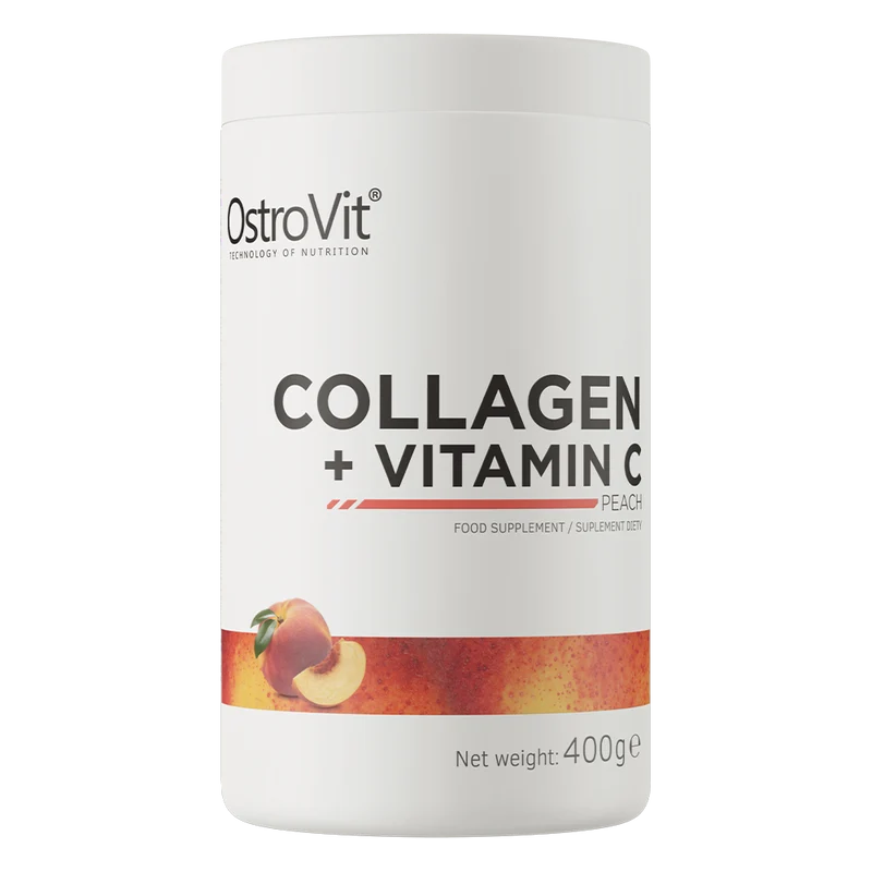 OSTROVIT Kollagen + Vitamin C - Pfirsich-Geschmack (400 g)