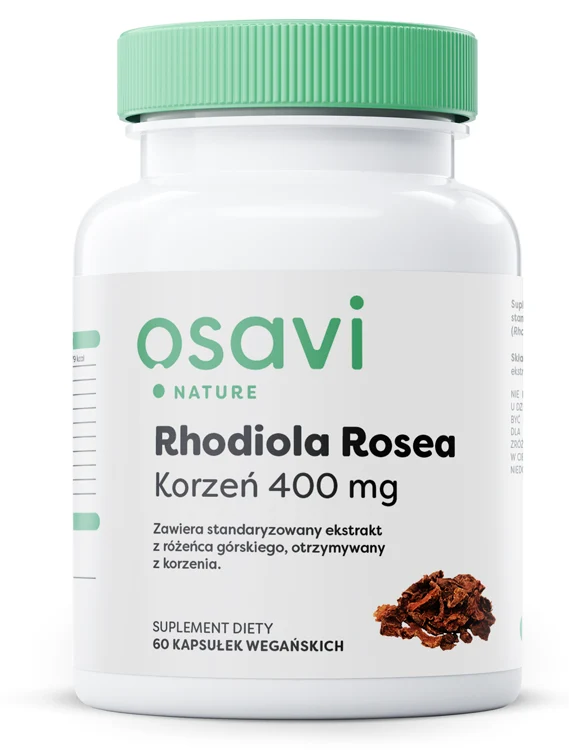 OSAVI Rhodiola Rosea - Rosacea 400 mg (60 Kapseln).