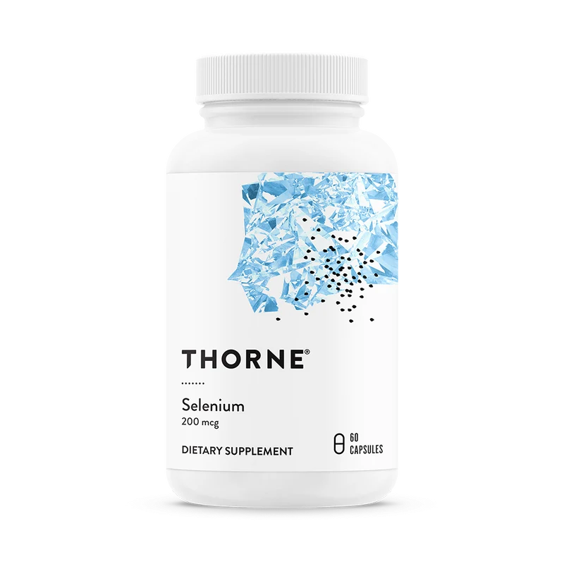 THORNE RESEARCH Selen - Selen 200 mcg (60 Kapseln).
