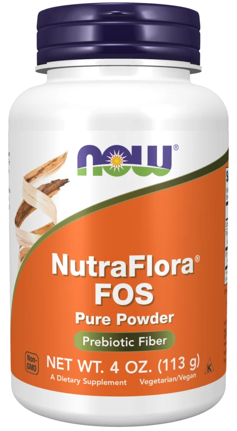NOW FOODS NutraFlora® FOS - Fructooligosaccharide Pulver (113 g)