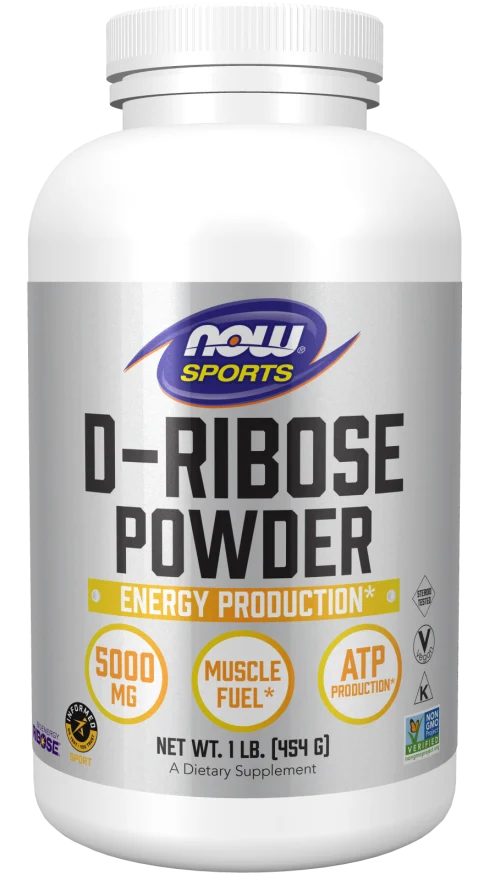 NOW FOODS D-Ribose - D-Ribose Pulver (454 g)