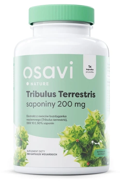 OSAVI Tribulus Terrestris, Saponine 200 mg (180 Kapseln).