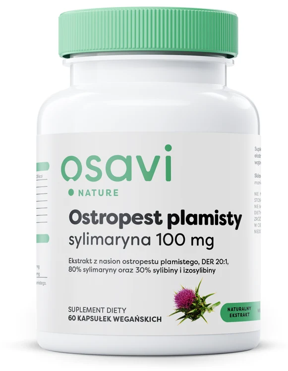 OSAVI Mariendistel, Silymarin 100 mg (60 Kapseln).